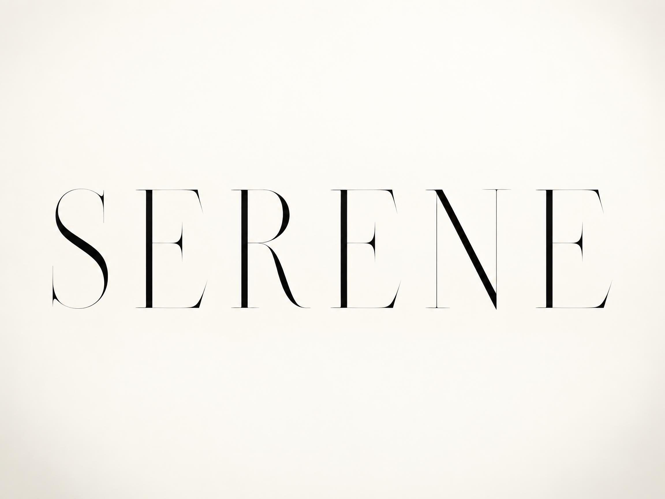 Modern Thin Serif — AI font style