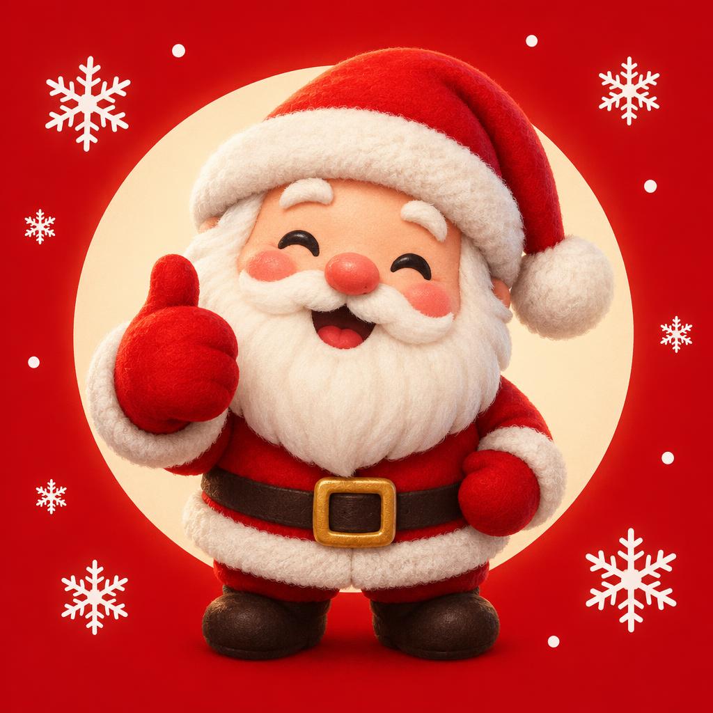 "" — Plush Holiday Pop | AI Text Effect Generator