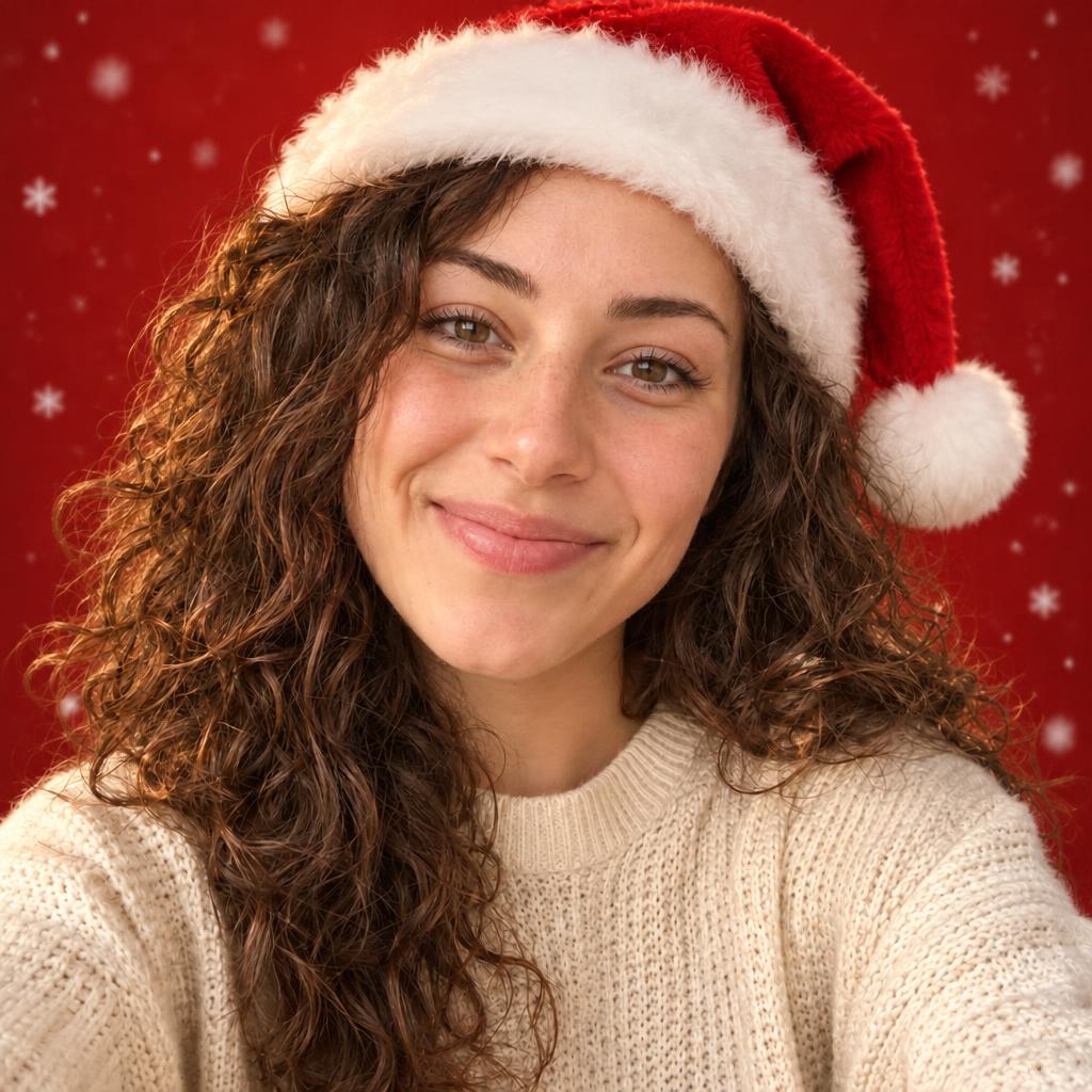 "" — Cozy Portrait Glow | AI Text Effect Generator