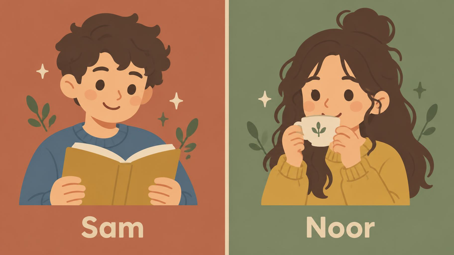 "Sam
Noor" — Flat Cartoon | AI Text Effect Generator