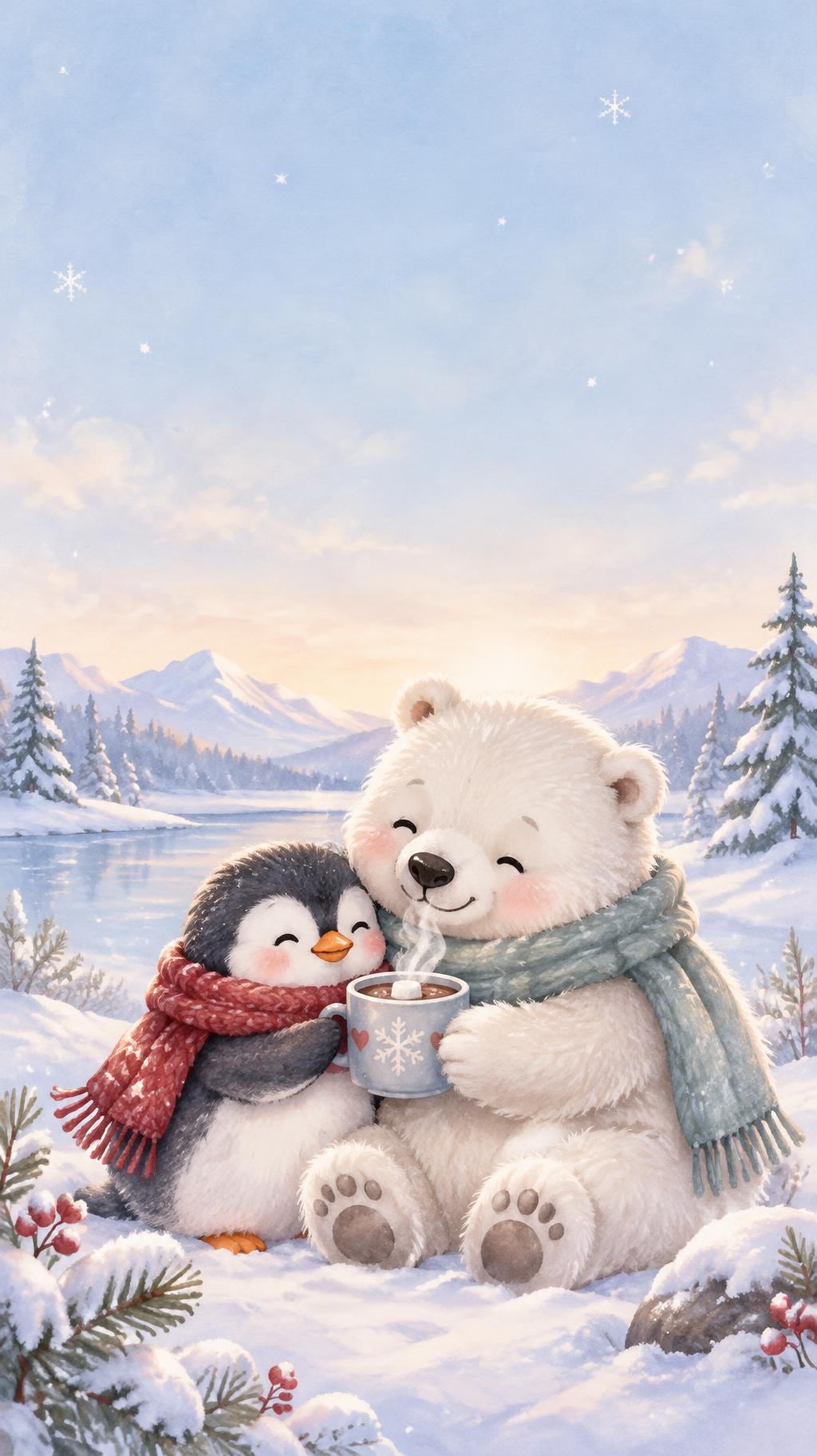 "" — Pastel Snow Storybook | AI Text Effect Generator