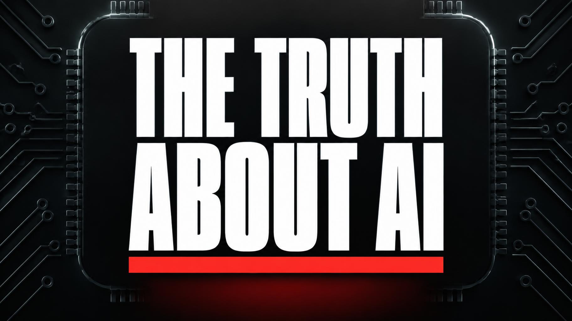"THE TRUTH ABOUT AI" — Graphite Signal | AI Text Effect Generator