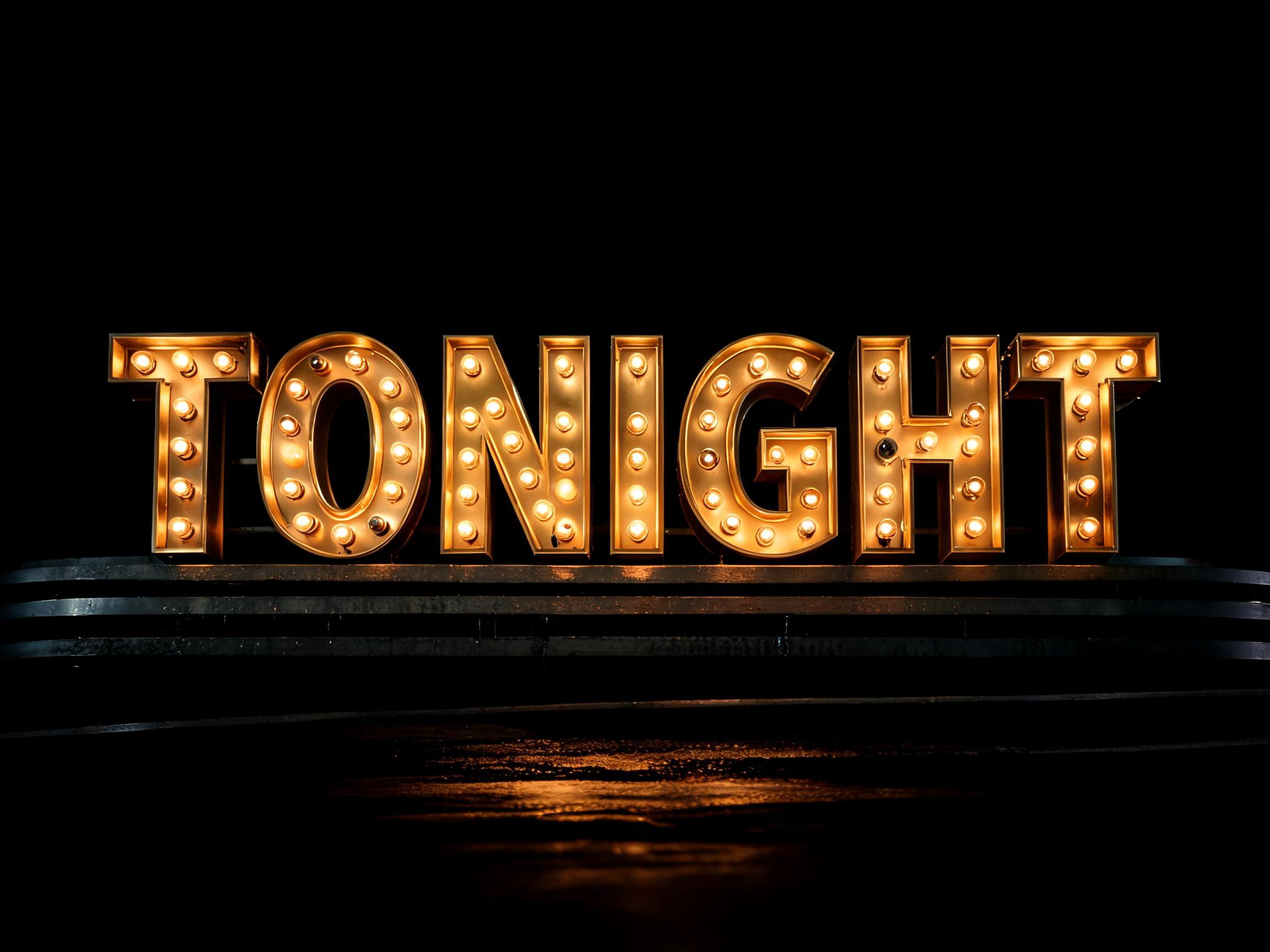 Gold Marquee Bulb — AI font style