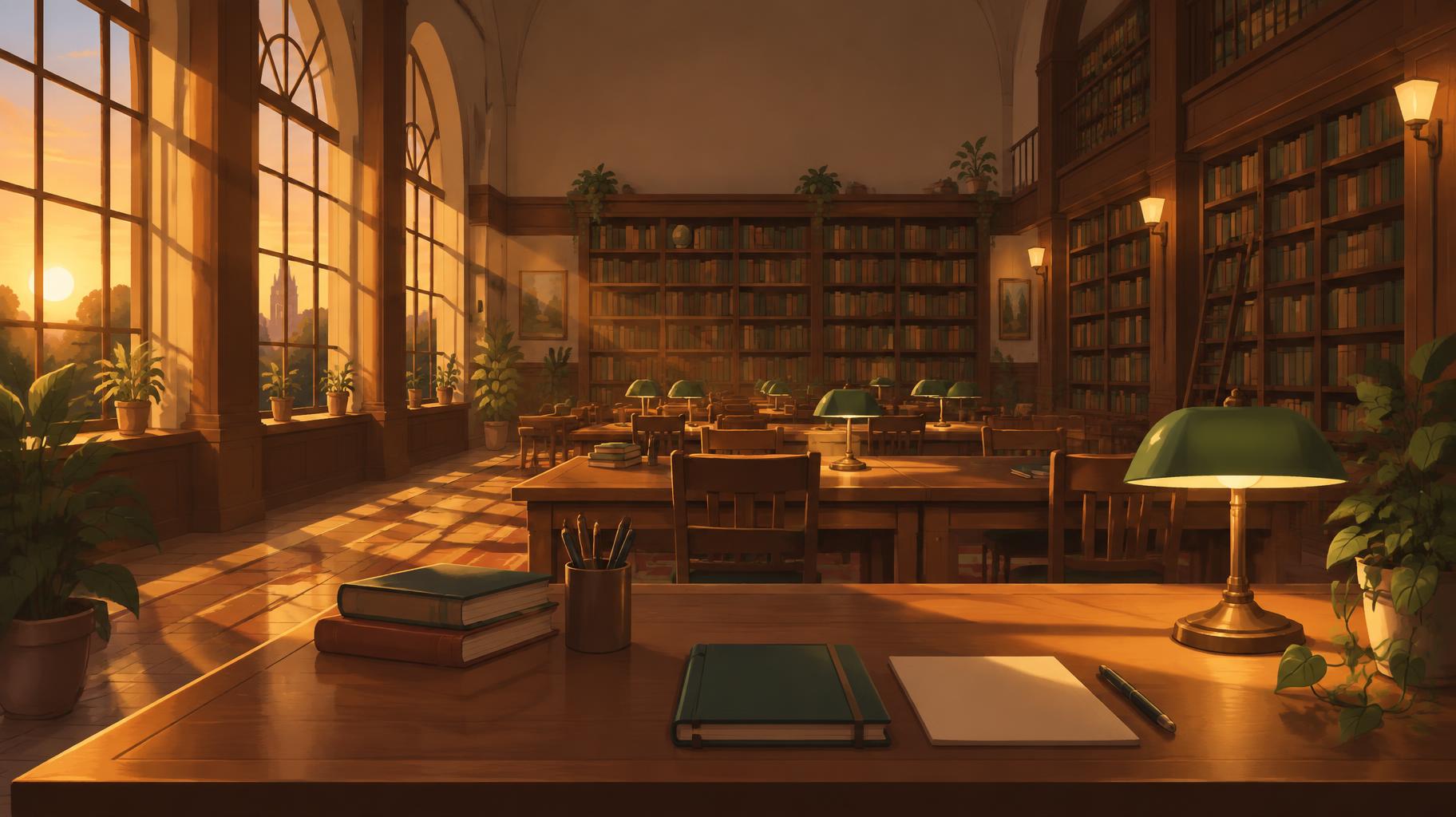 "" — Warm Flat Library | AI Text Effect Generator