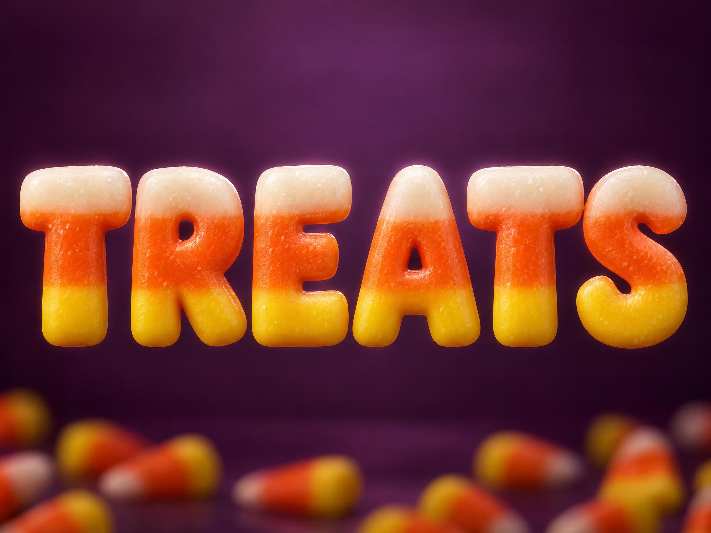 Candy Corn — AI font style
