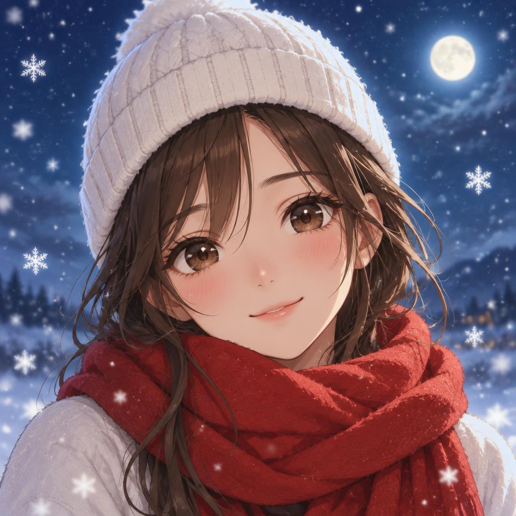 "" — Anime Snowglow | AI Text Effect Generator