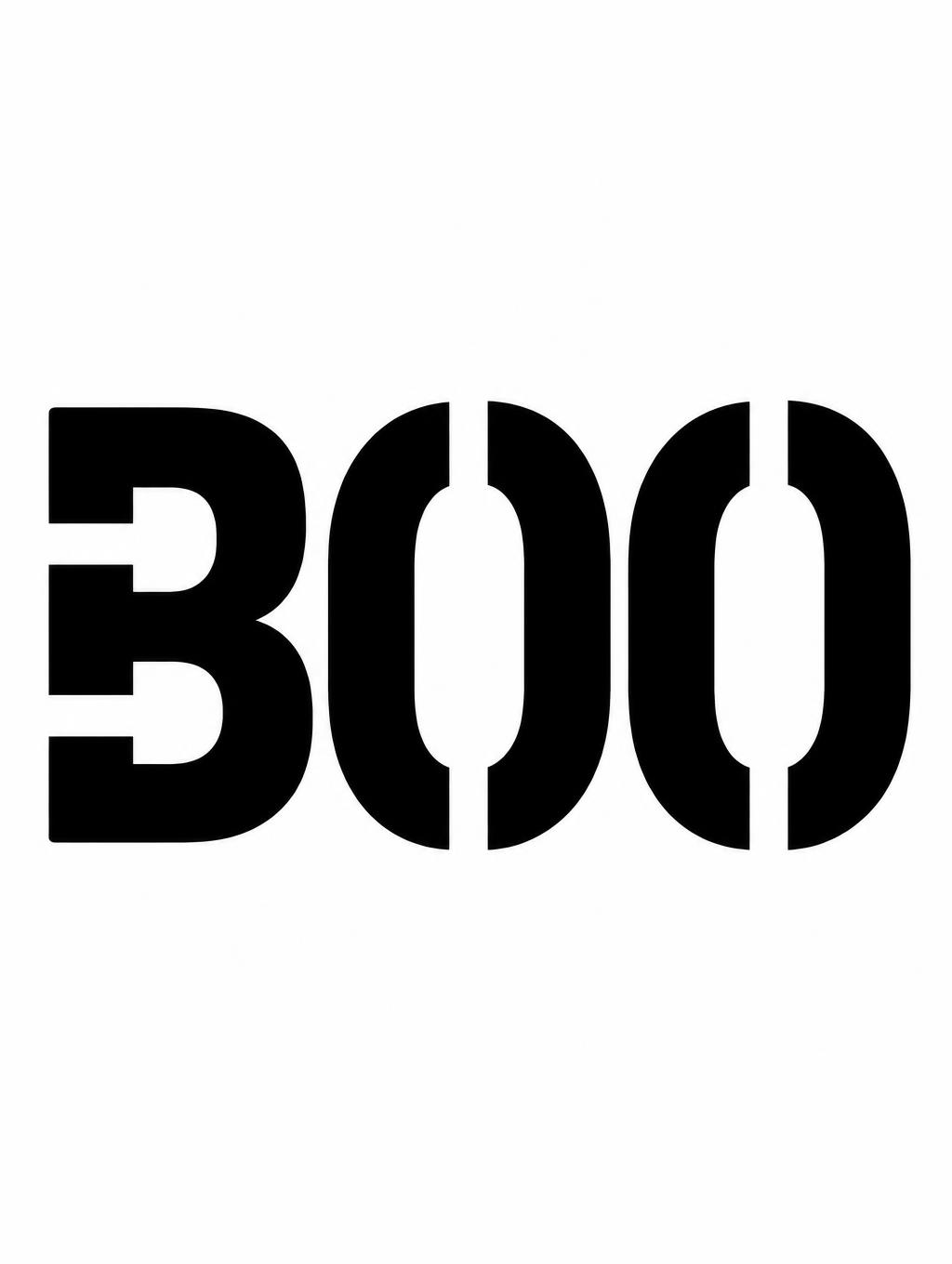 "BOO" — Pochoir Bicolore | AI Text Effect Generator