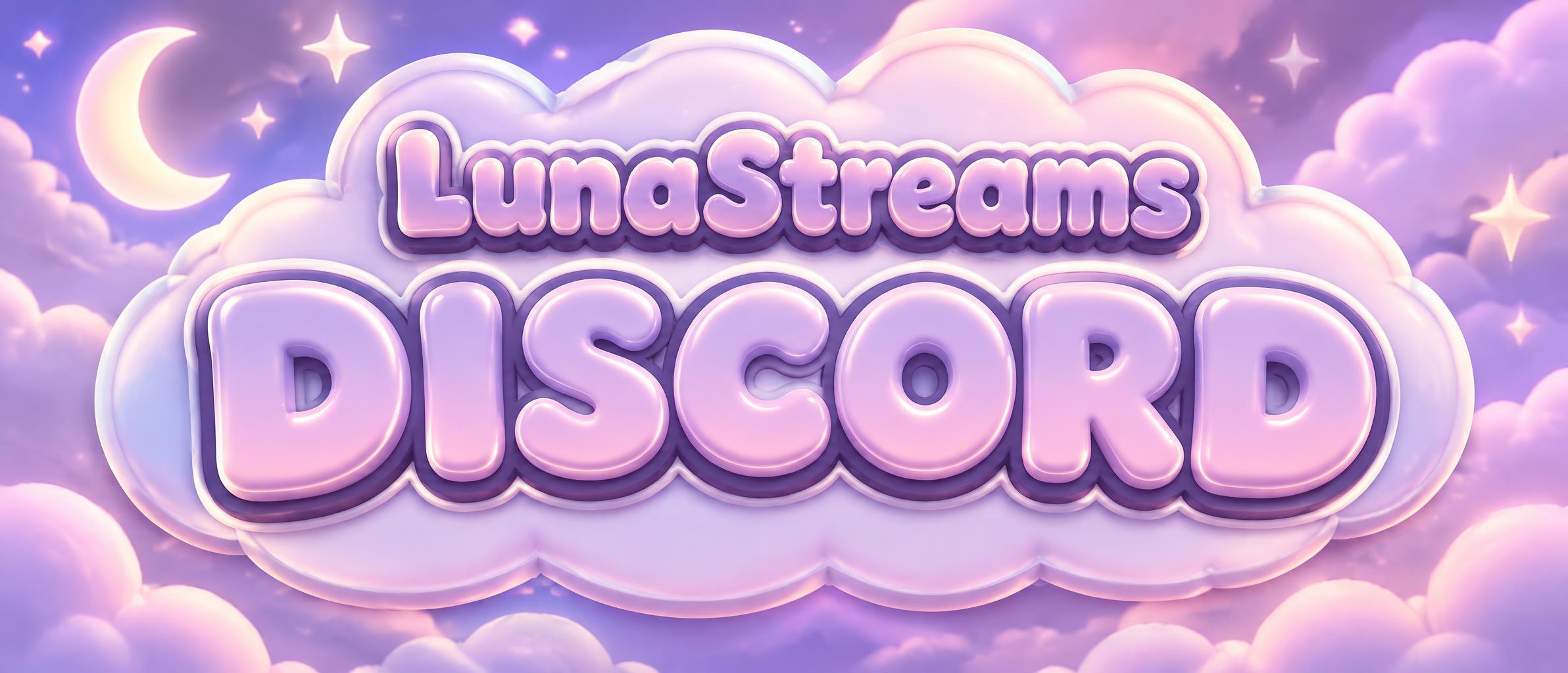 "DISCORD
LunaStreams" — Nuage Pastel | AI Text Effect Generator