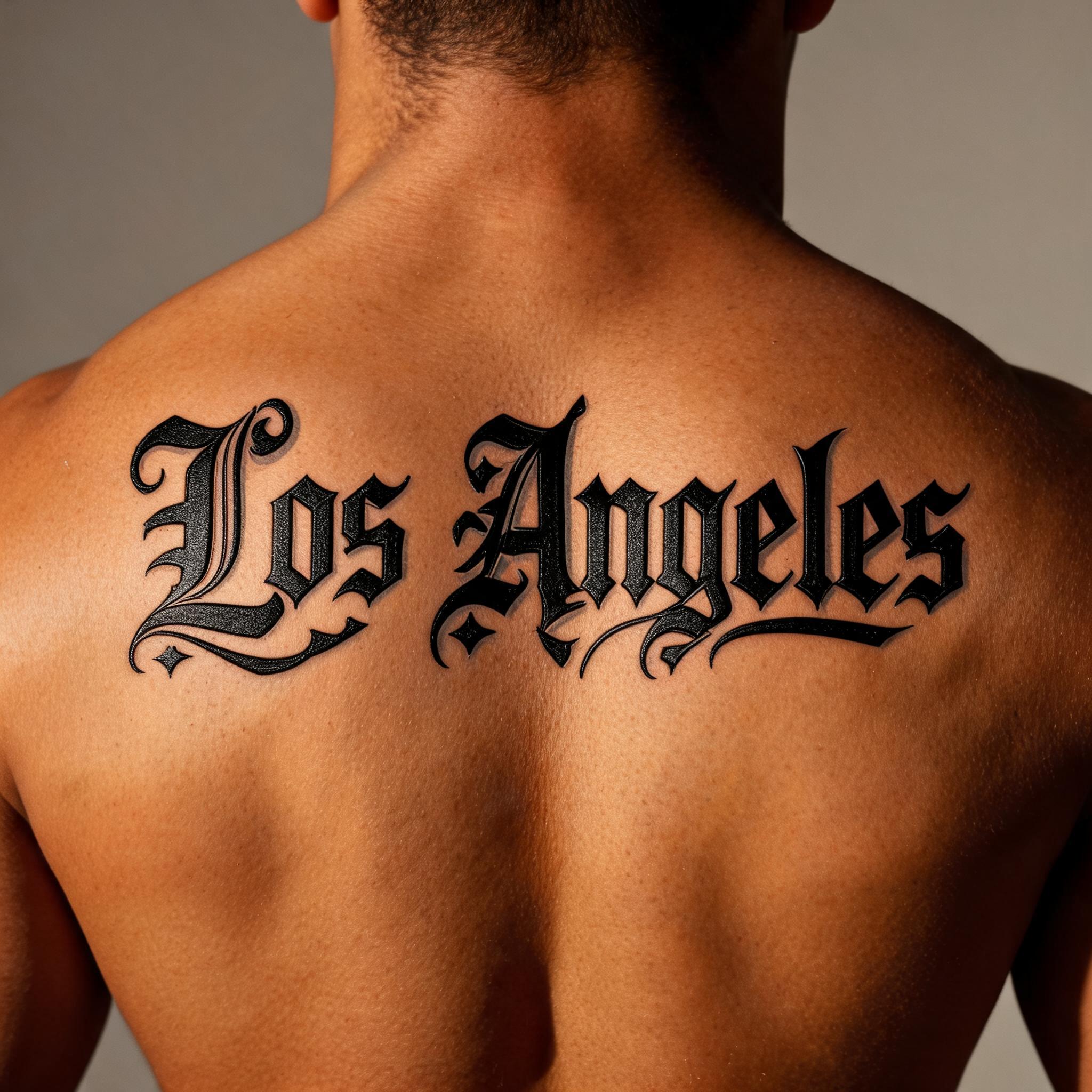 "Los Angeles" — Chicano | AI Text Effect Generator