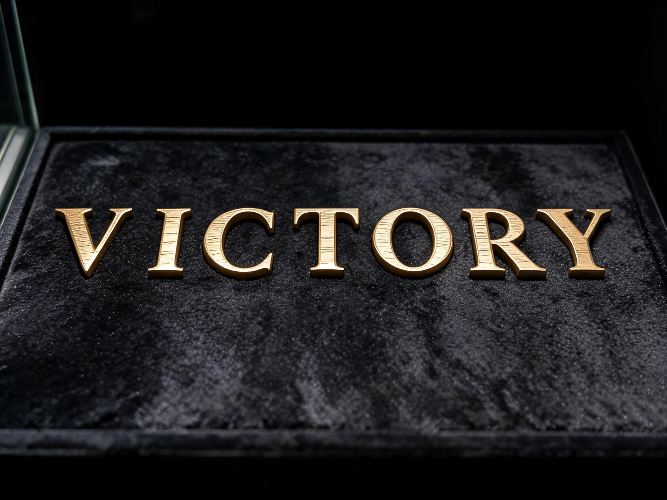 Gold Medal Relief — AI font style