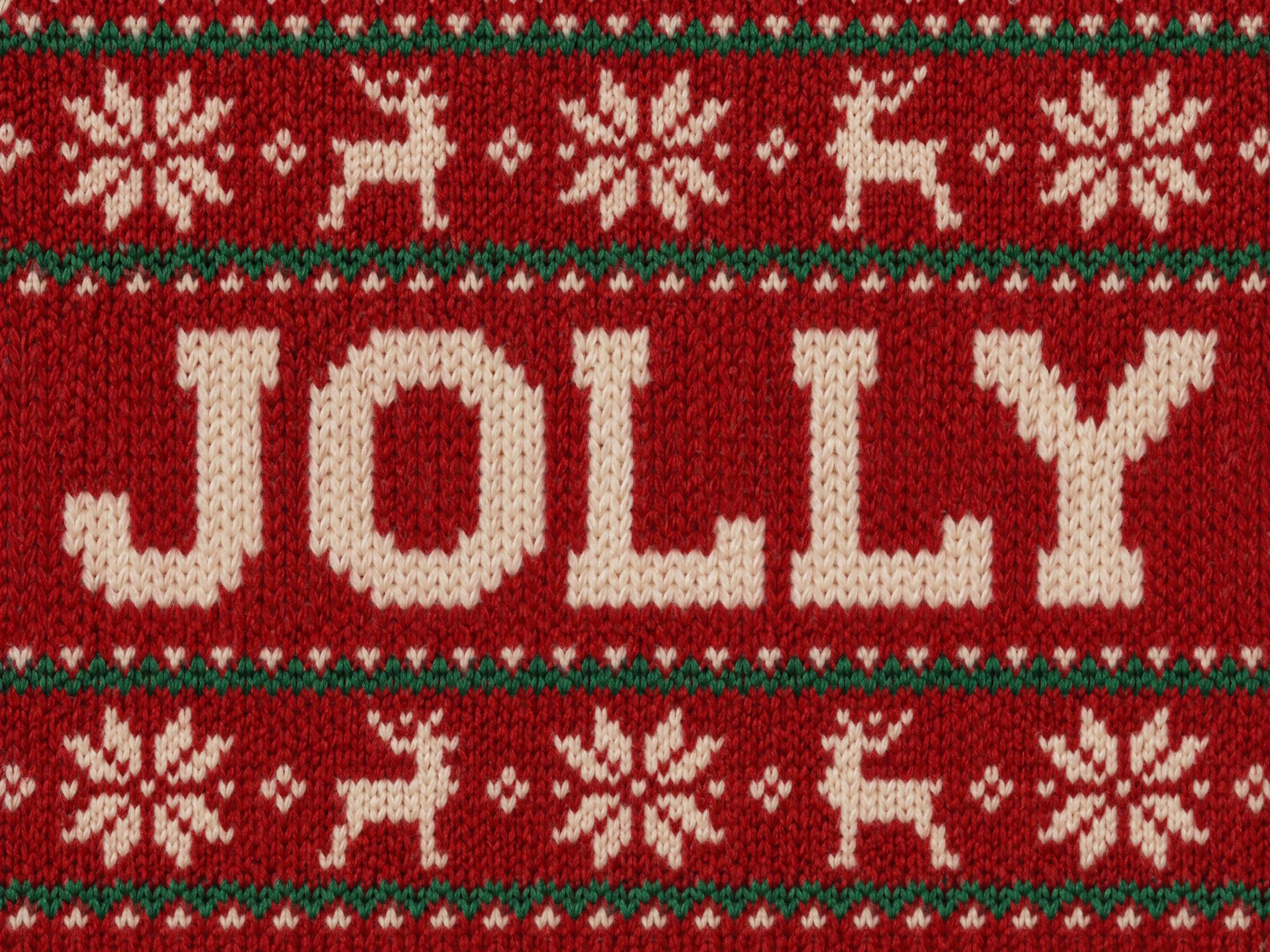 Suéter Navideño — AI font style
