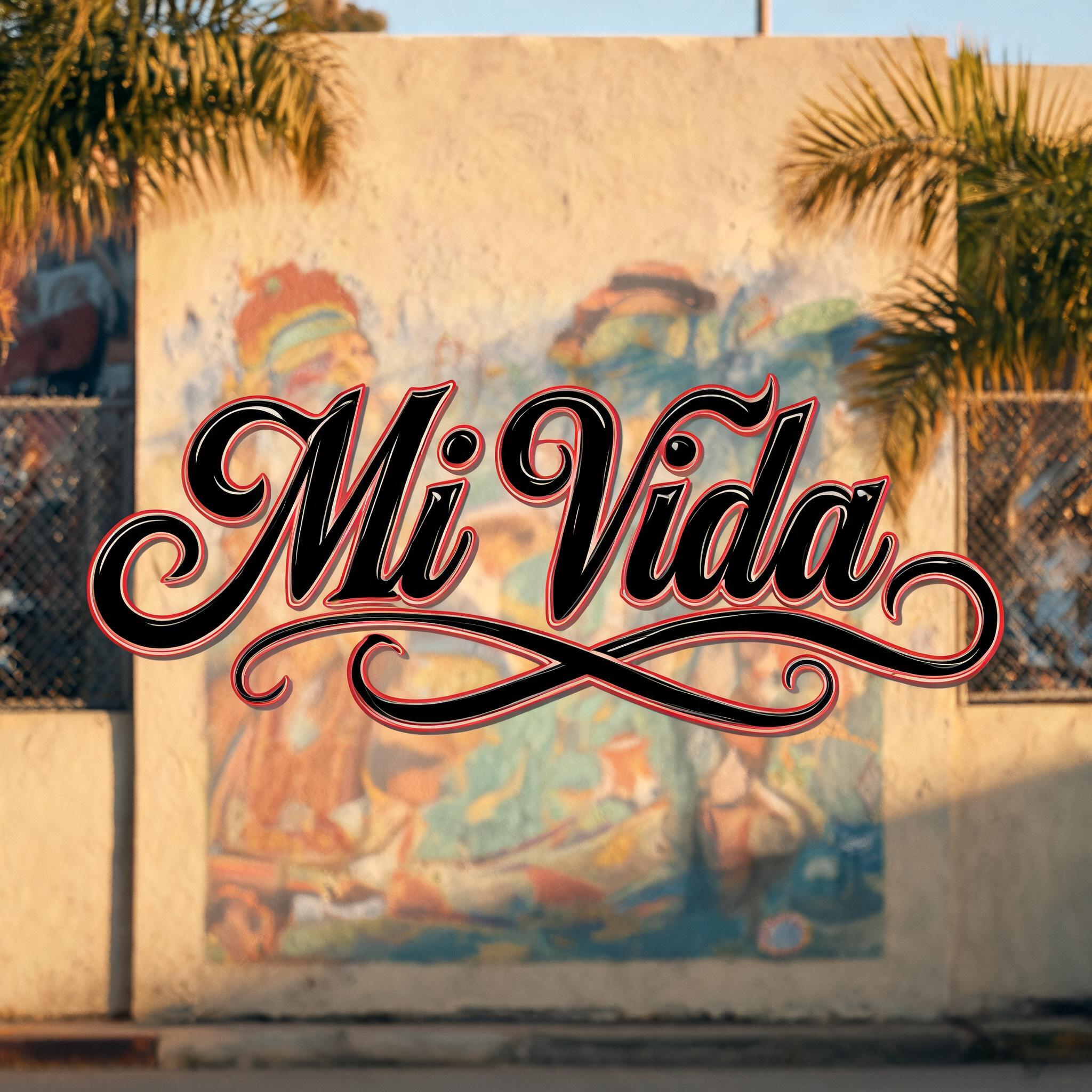 "Mi Vida" — Chicano | AI Text Effect Generator