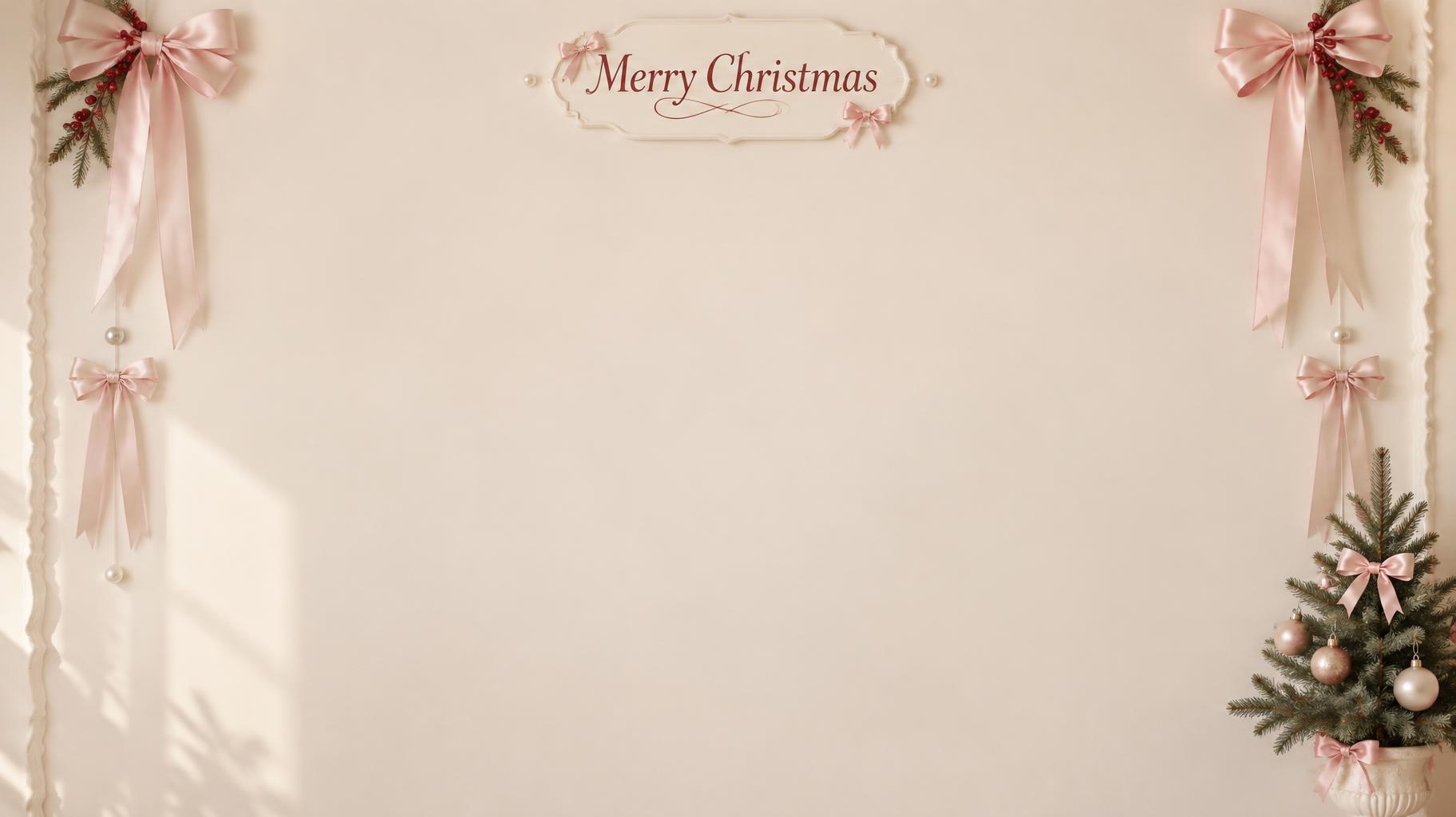"Merry Christmas" — Coquette Christmas | AI Text Effect Generator