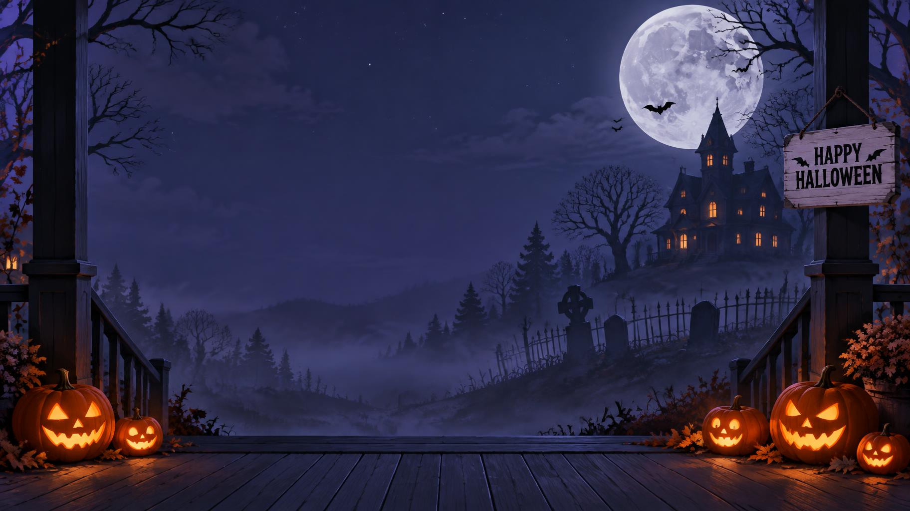"Happy Halloween" — Spooky Halloween | AI Text Effect Generator