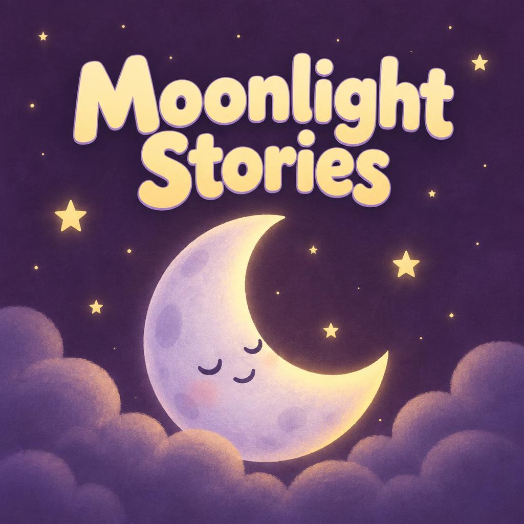 "Moonlight Stories" — Soft Storybook Night | AI Text Effect Generator