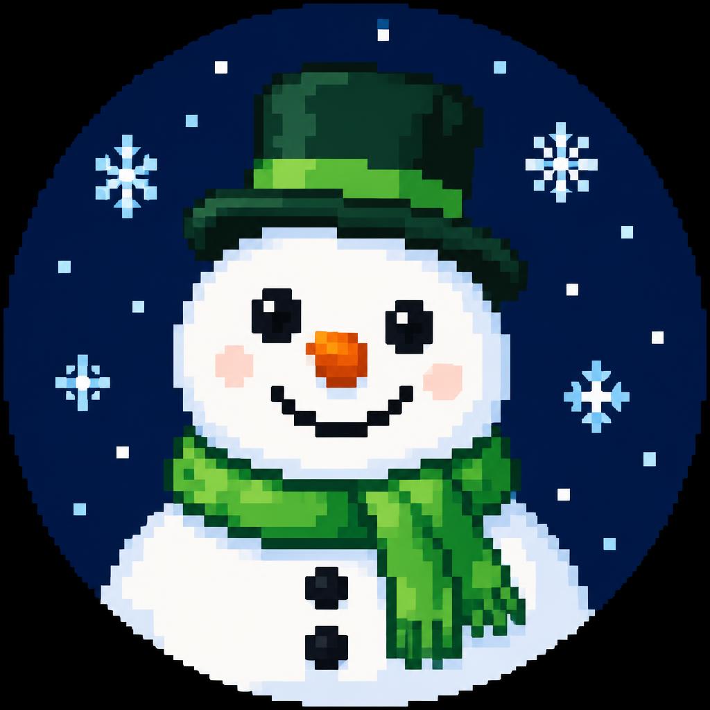 "" — Midnight Pixelmas | AI Text Effect Generator