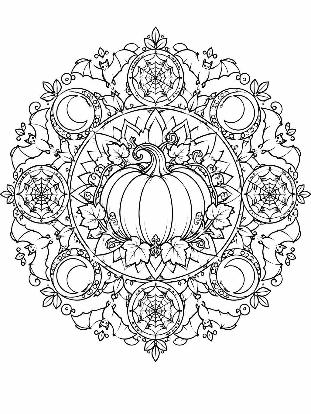 "" — Gothic Line Mandala | AI Text Effect Generator
