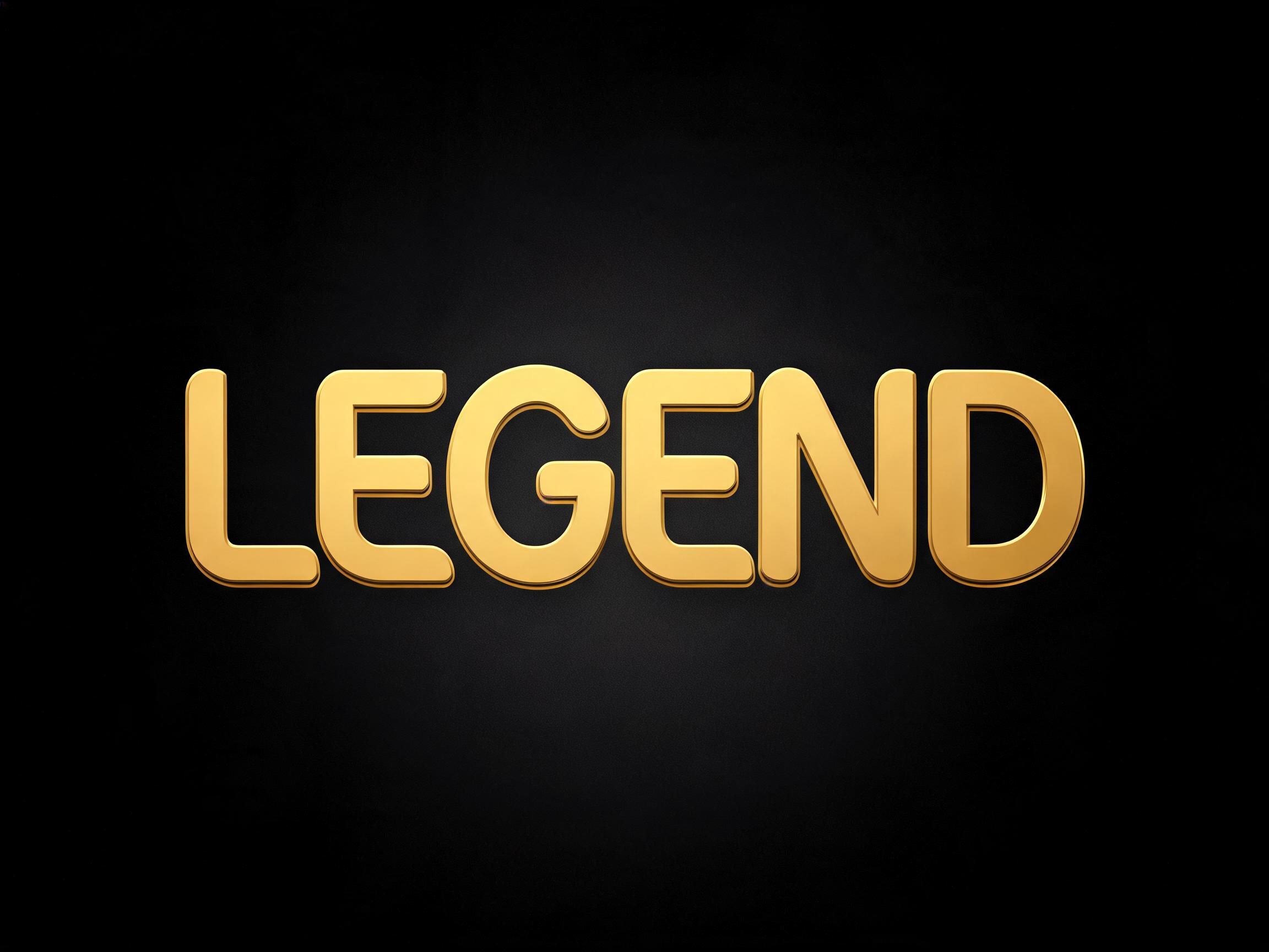 "LEGEND" —  | AI Text Effect Generator