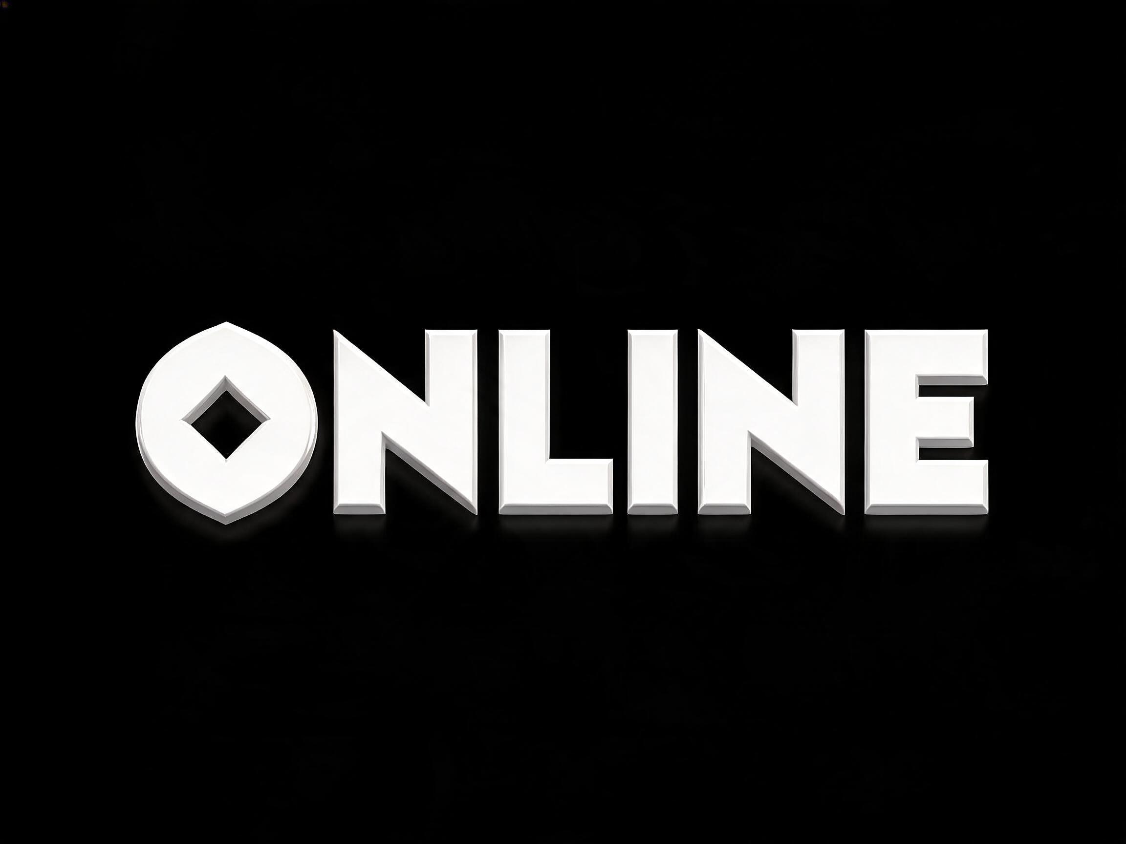 "ONLINE" —  | AI Text Effect Generator