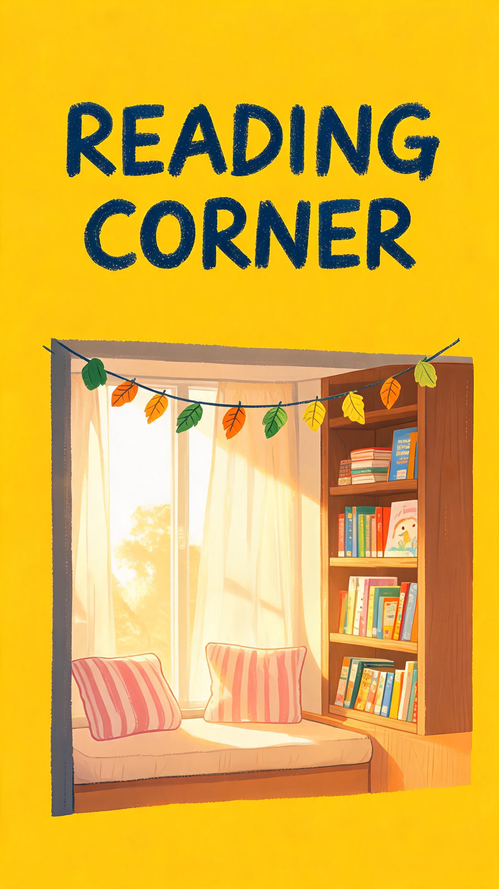 "READING CORNER" — Teachers Day | AI Text Effect Generator