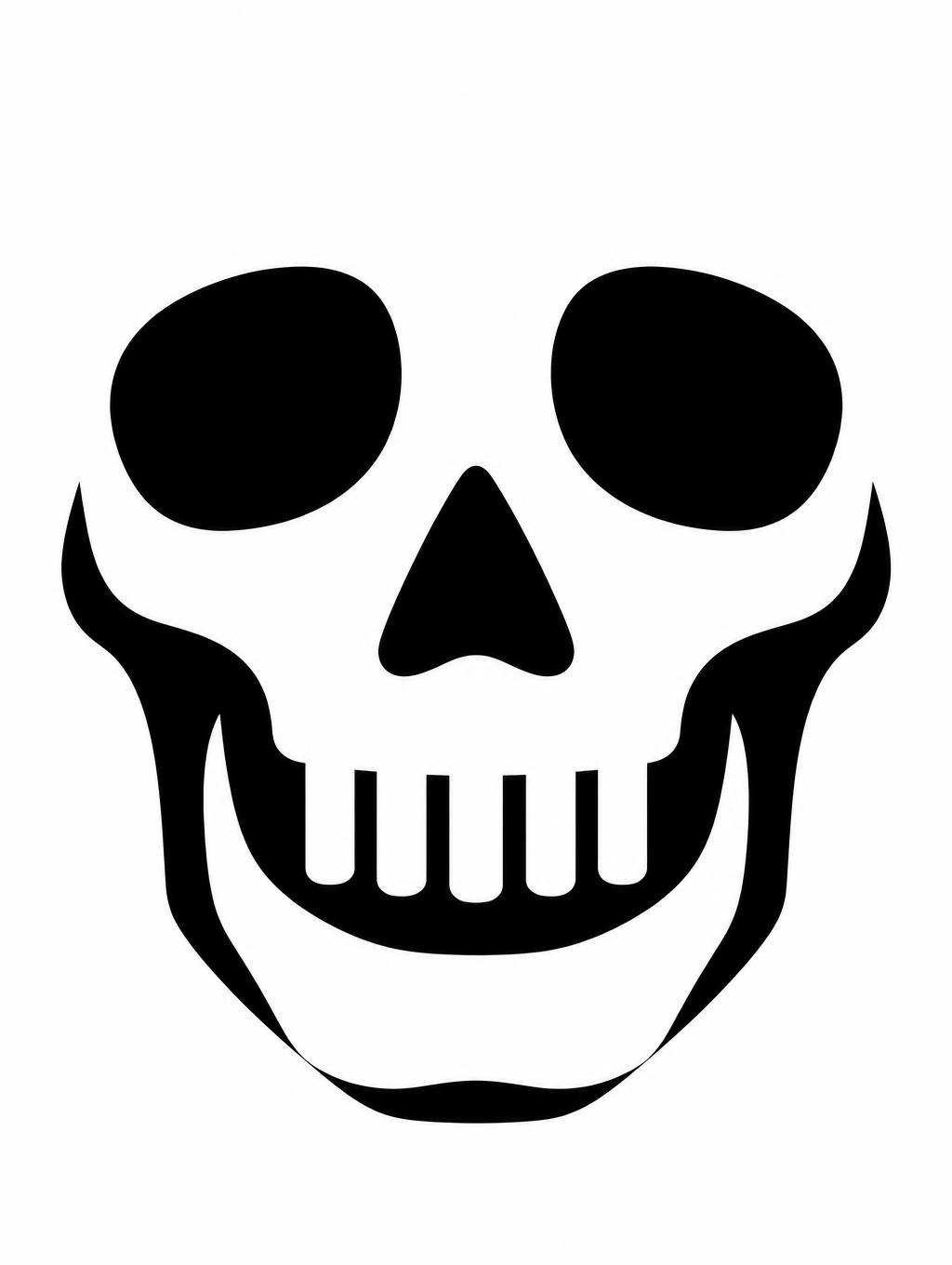 "" — Two-Tone Carving Stencil | AI Text Effect Generator