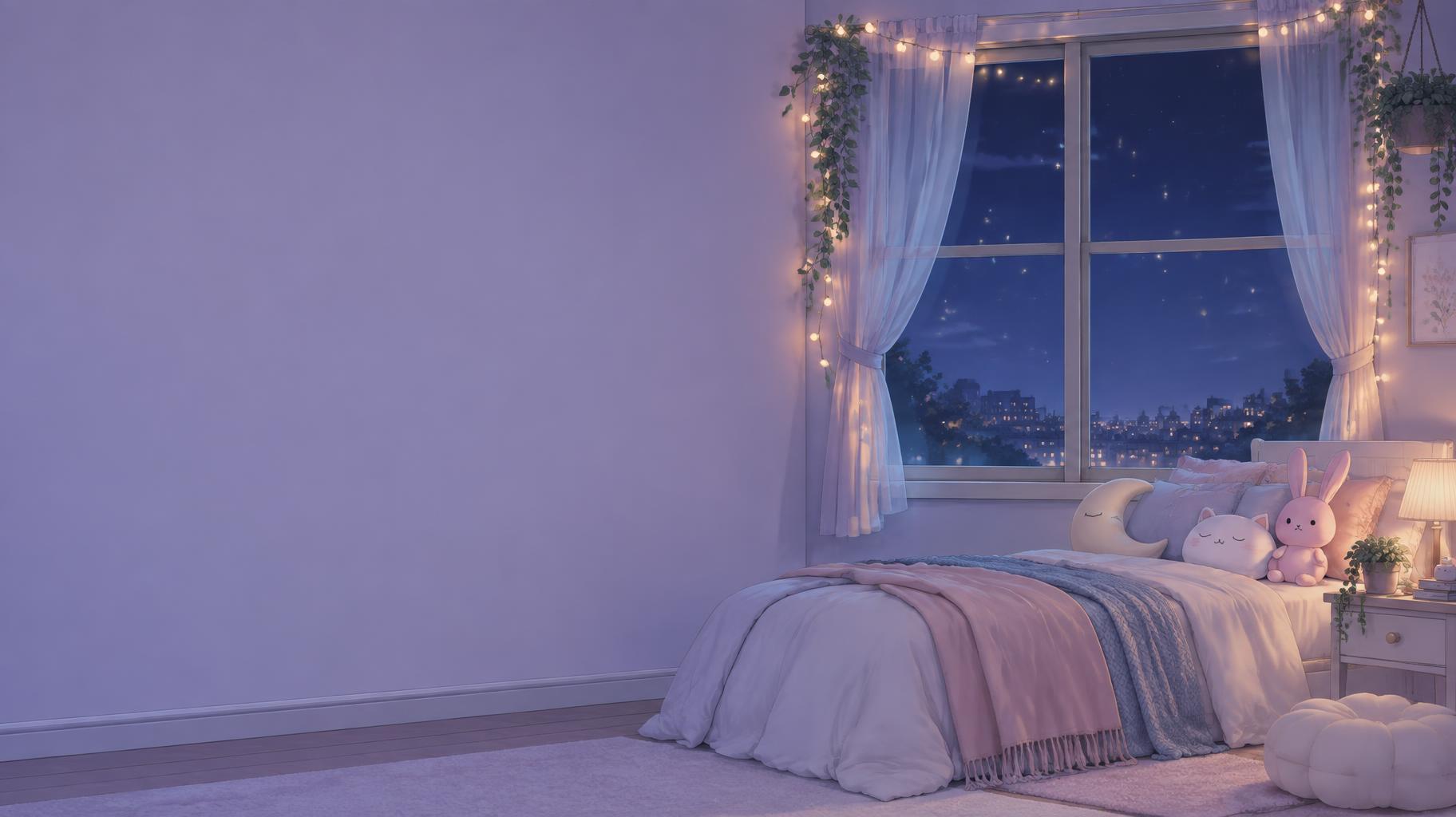 "" — Pastel Anime Room | AI Text Effect Generator