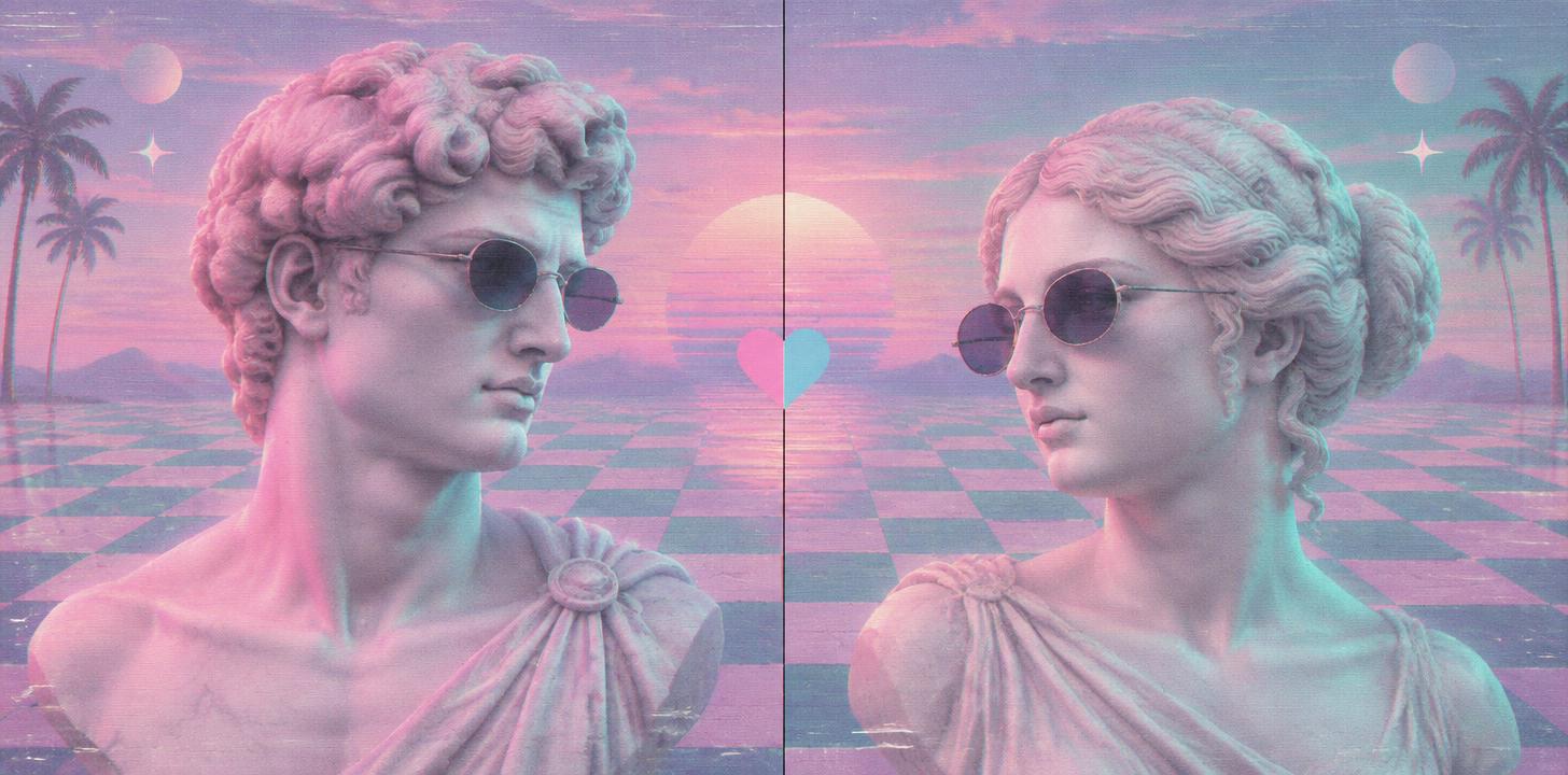 "" — Vaporwave | AI Text Effect Generator