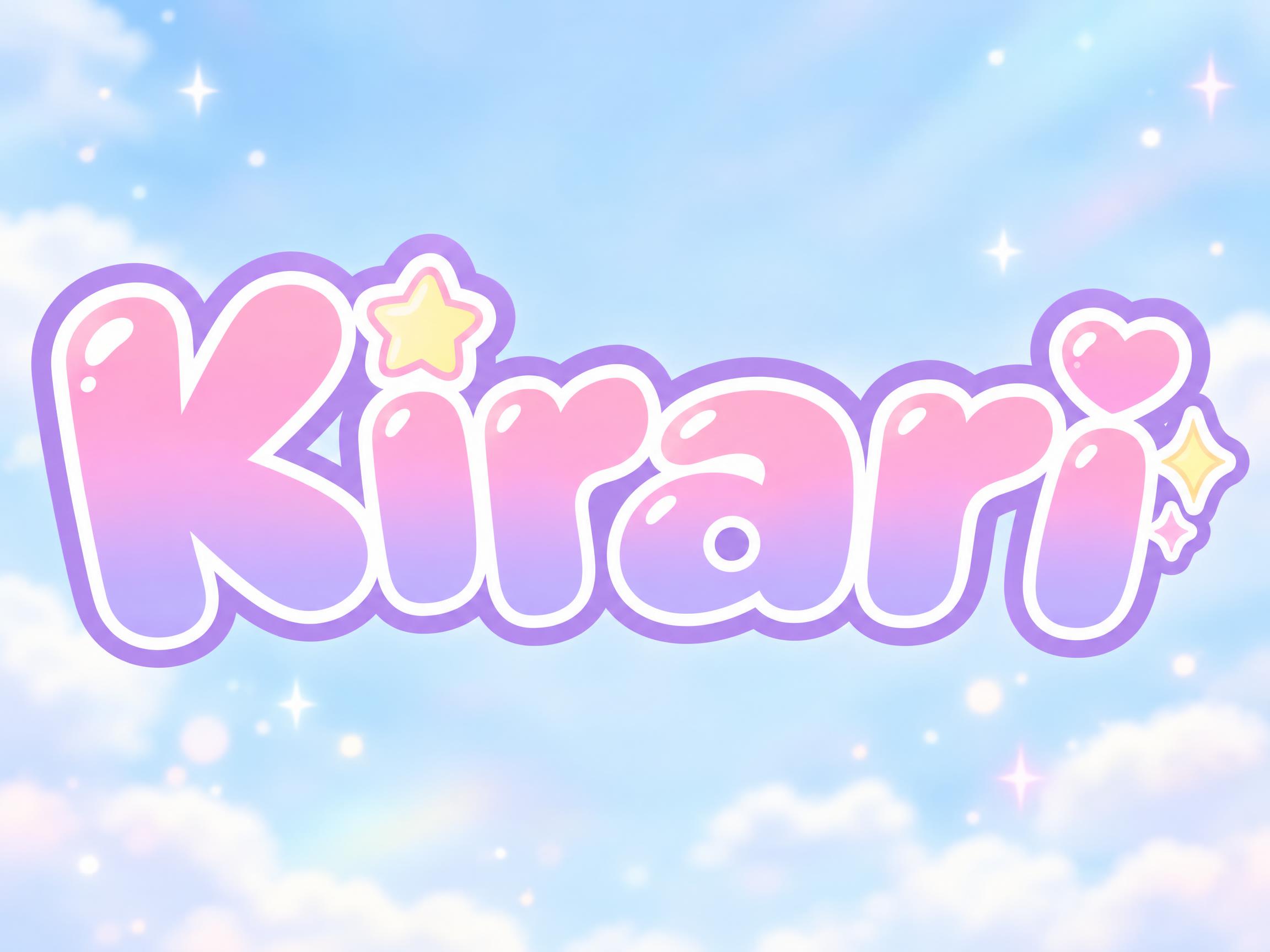 VTuber Idol — AI font style