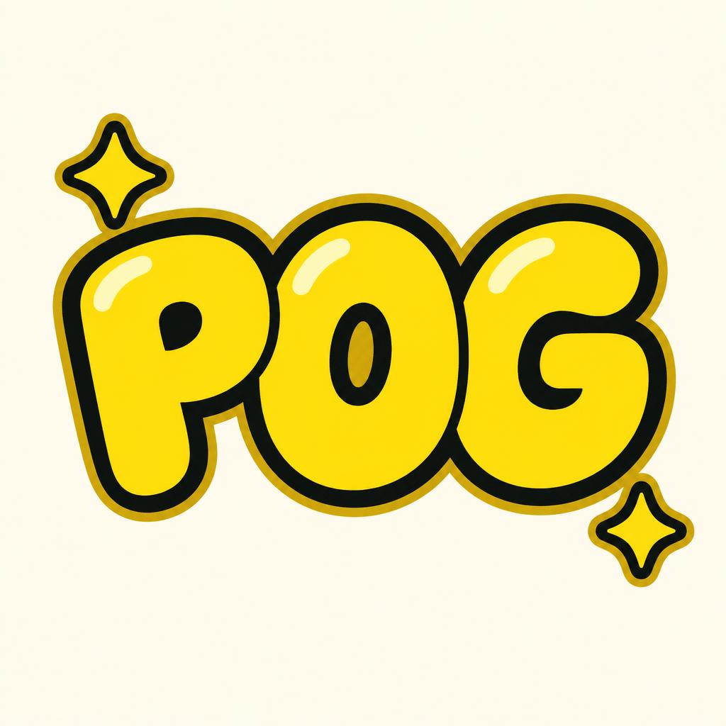 "POG" — Bold Chat Sticker | AI Text Effect Generator