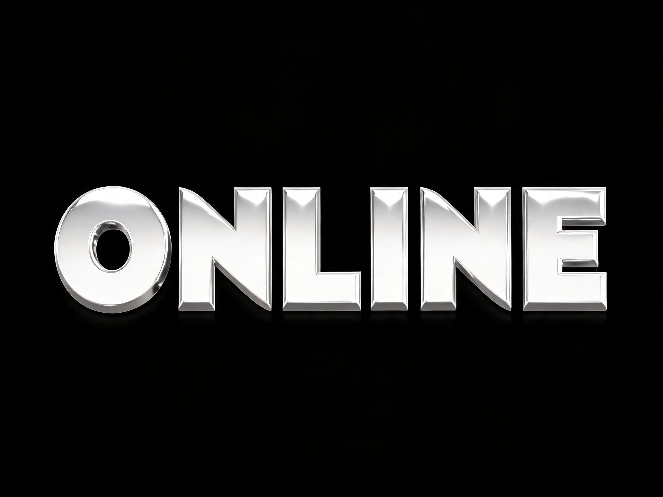 "ONLINE" —  | AI Text Effect Generator