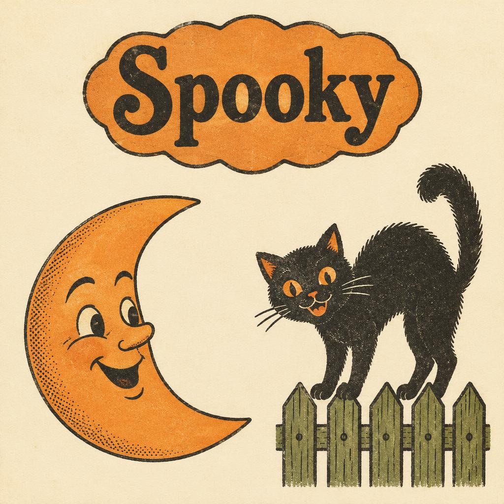 "Spooky" — Vintage Halloween | AI Text Effect Generator