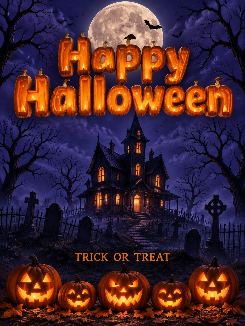 Happy Halloween
TRICK OR TREAT