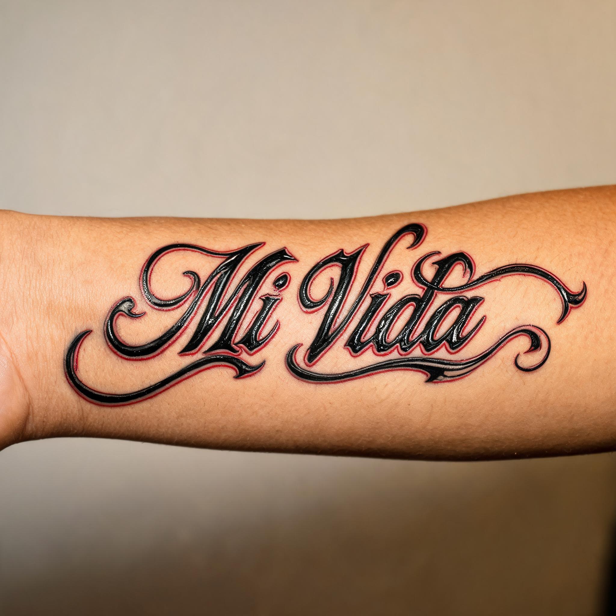"Mi Vida" — Chicano | AI Text Effect Generator