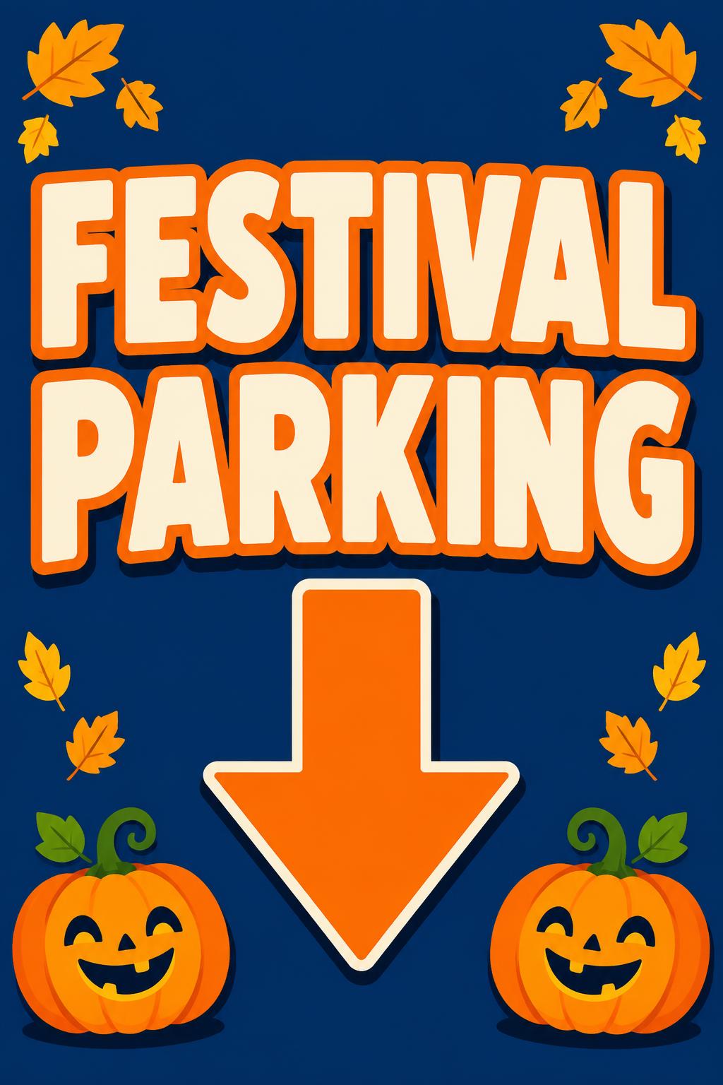 "FESTIVAL PARKING" — Harvest Screenprint | AI Text Effect Generator