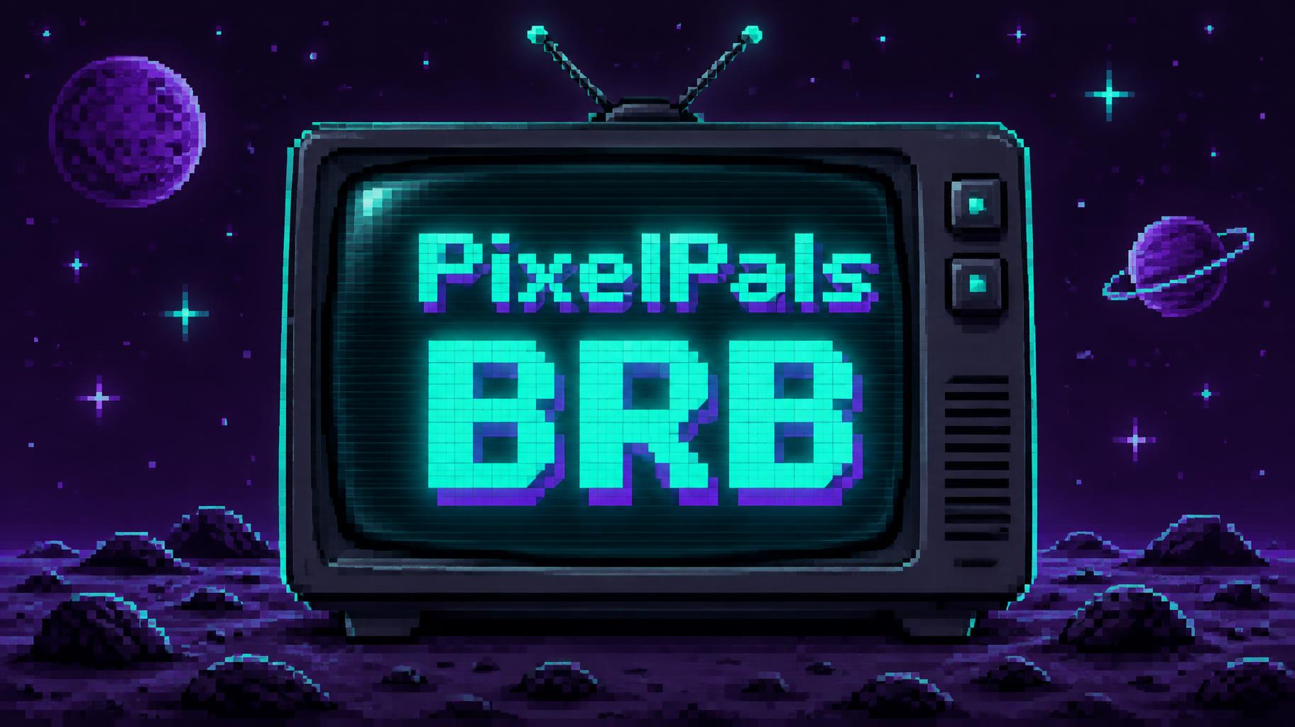 "BRB
PixelPals" — Pixel Art | AI Text Effect Generator