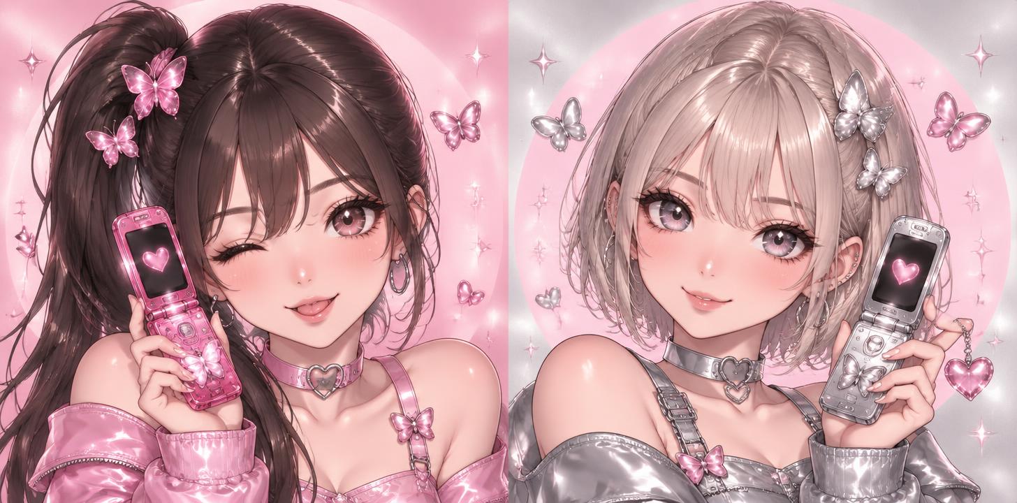 "" — Y2K Glossy Anime | AI Text Effect Generator