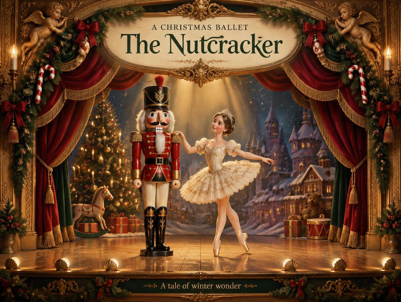 The Nutcracker
A CHRISTMAS BALLET
A tale of winter wonder