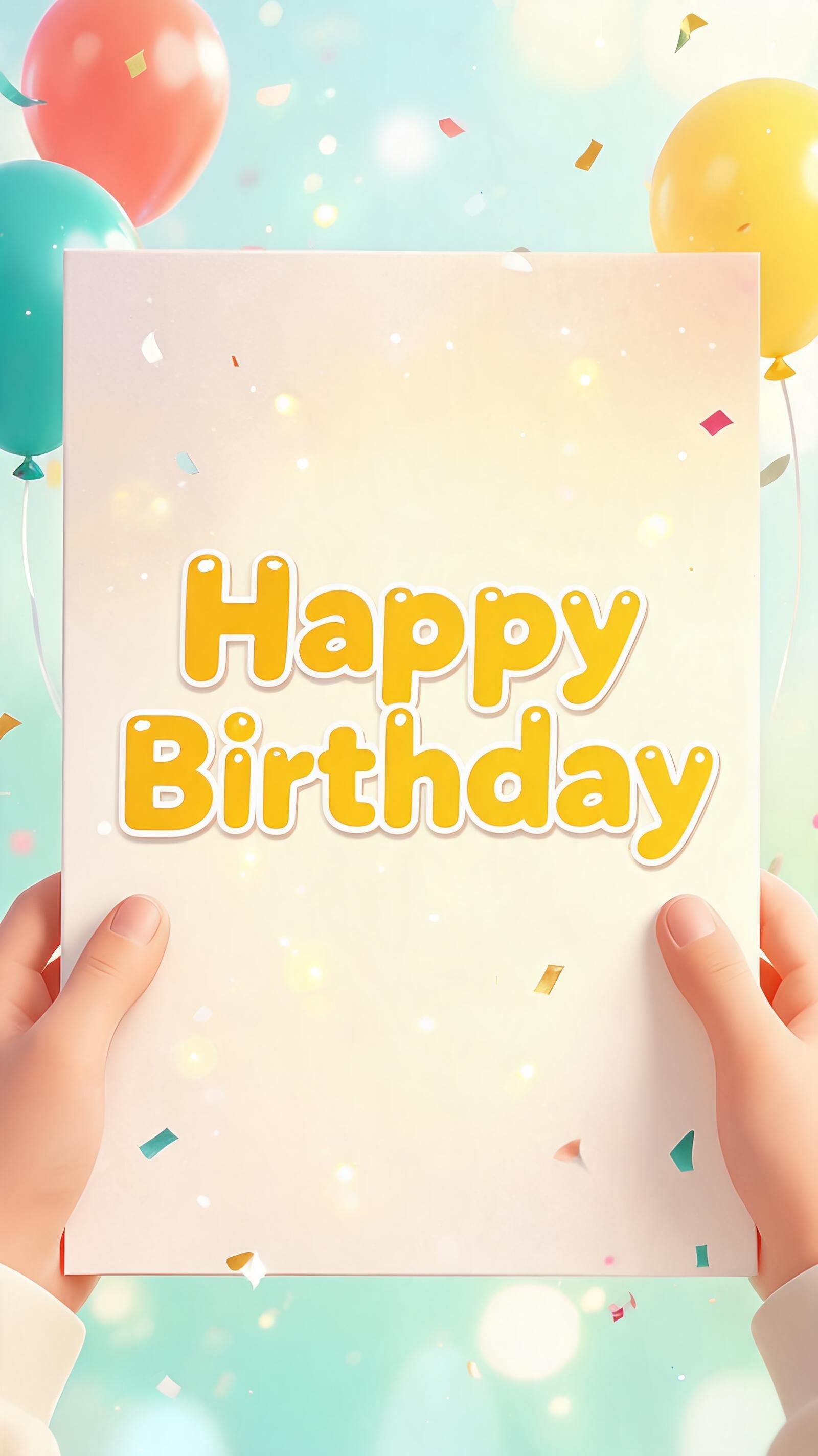 "Happy Birthday" — Birthday | AI Text Effect Generator