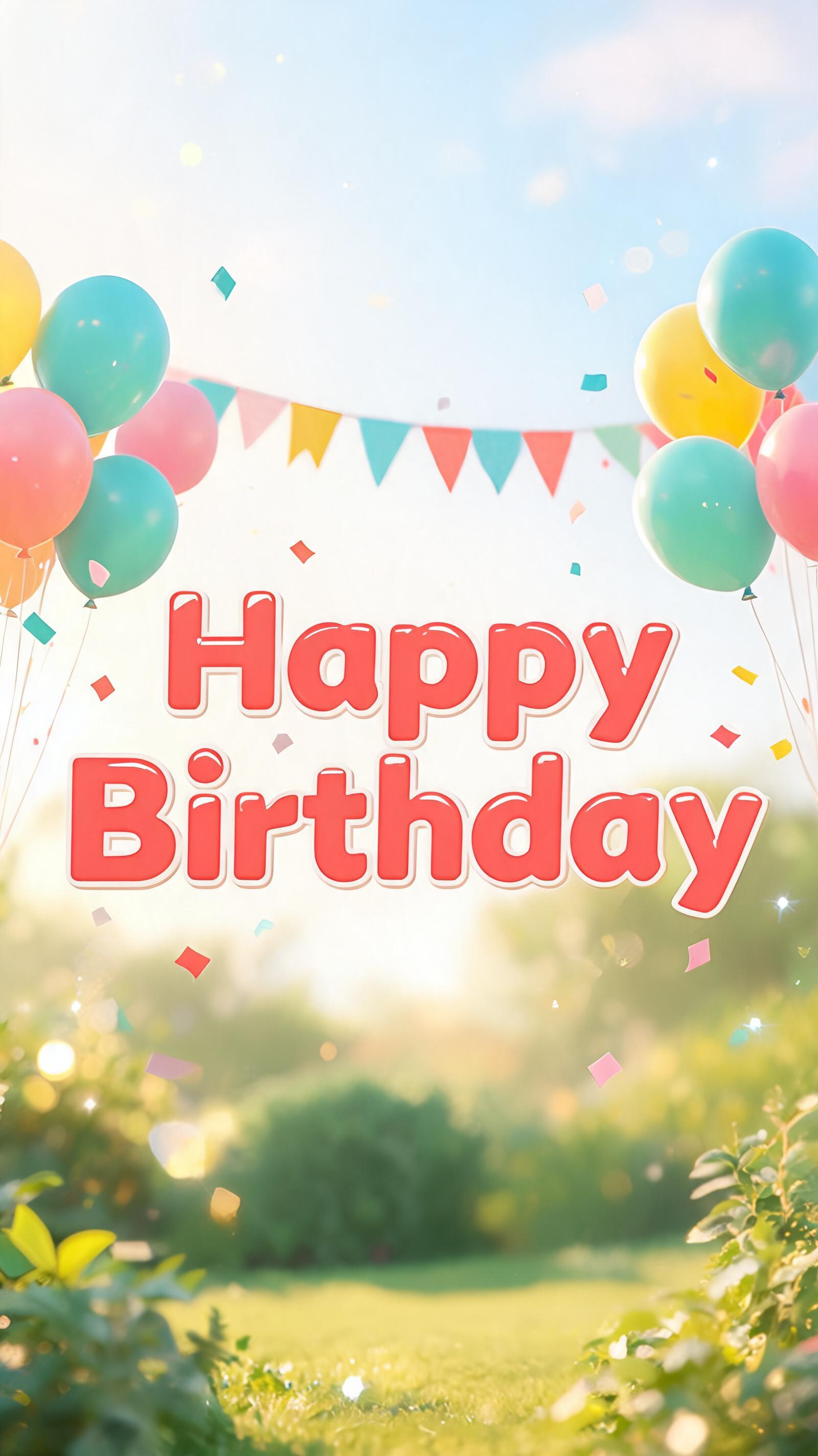 "Happy Birthday" — Birthday | AI Text Effect Generator