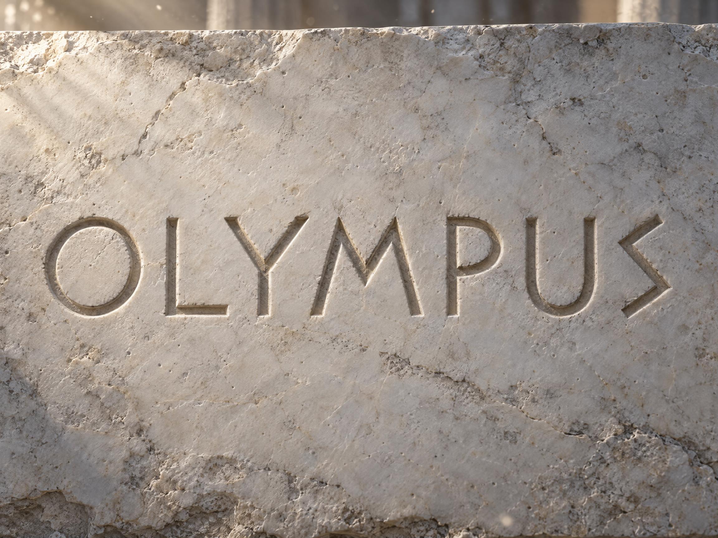 Ancient Greek Stone — AI font style