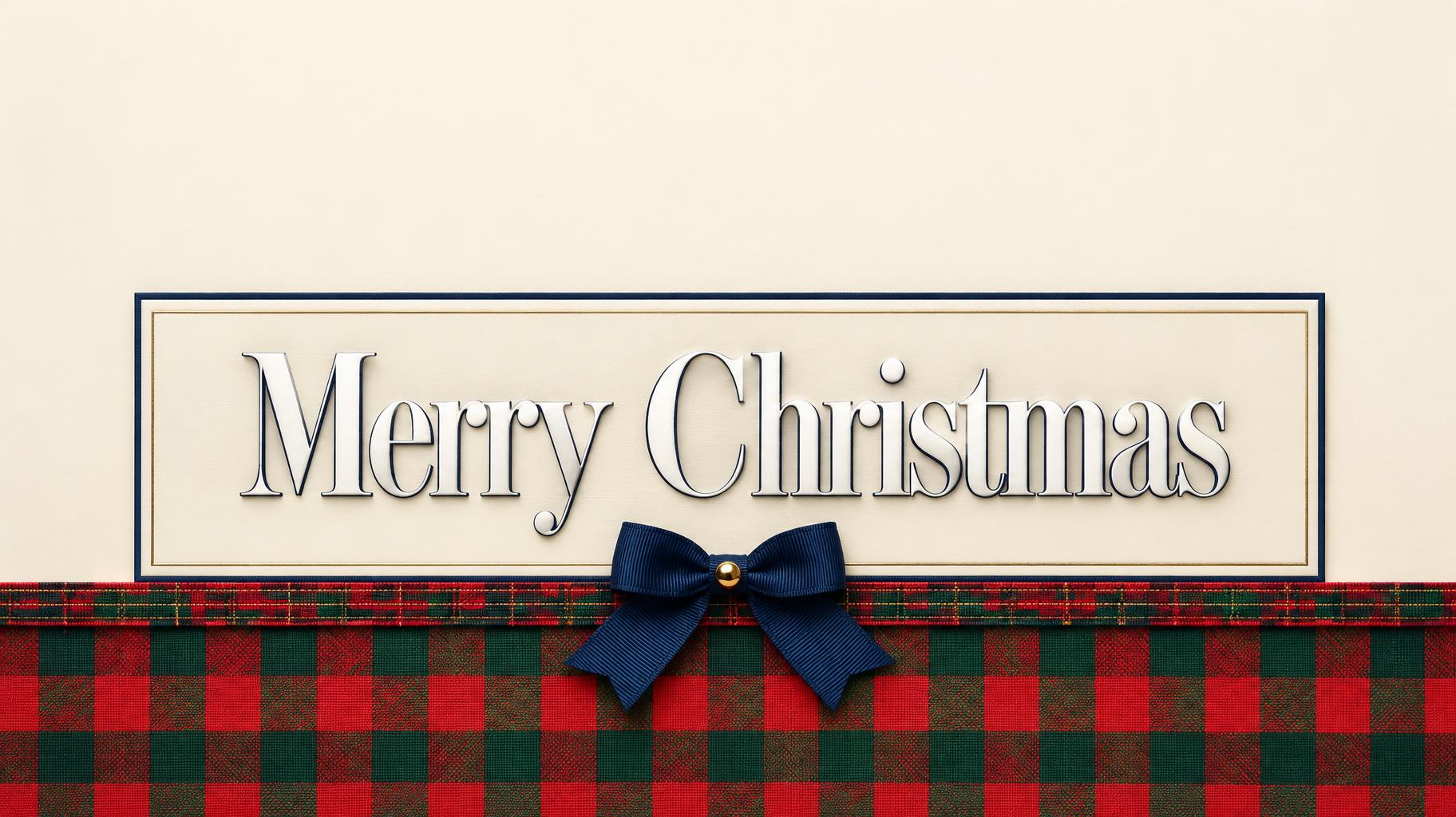 "Merry Christmas" — Preppy Christmas | AI Text Effect Generator