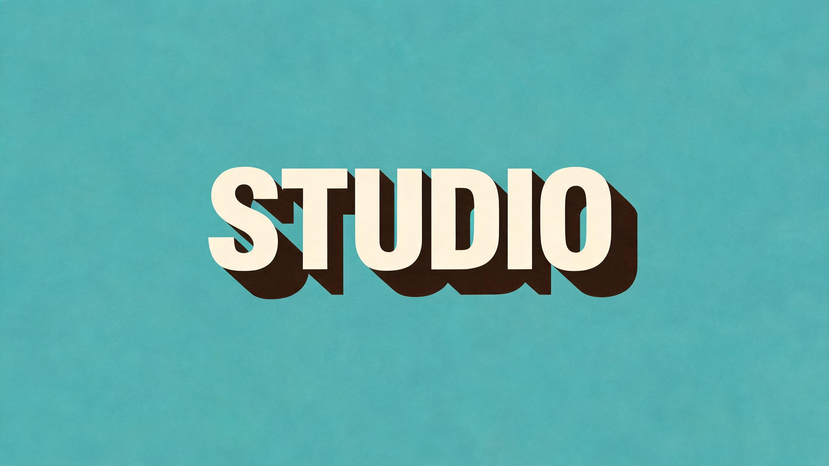 "STUDIO" —  | AI Text Effect Generator