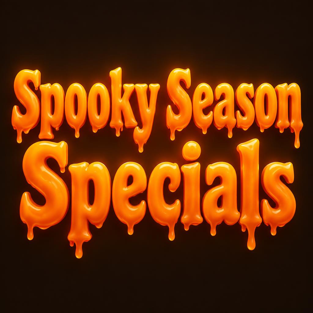 "Spooky Season Specials" — Candlelit Halloween | AI Text Effect Generator