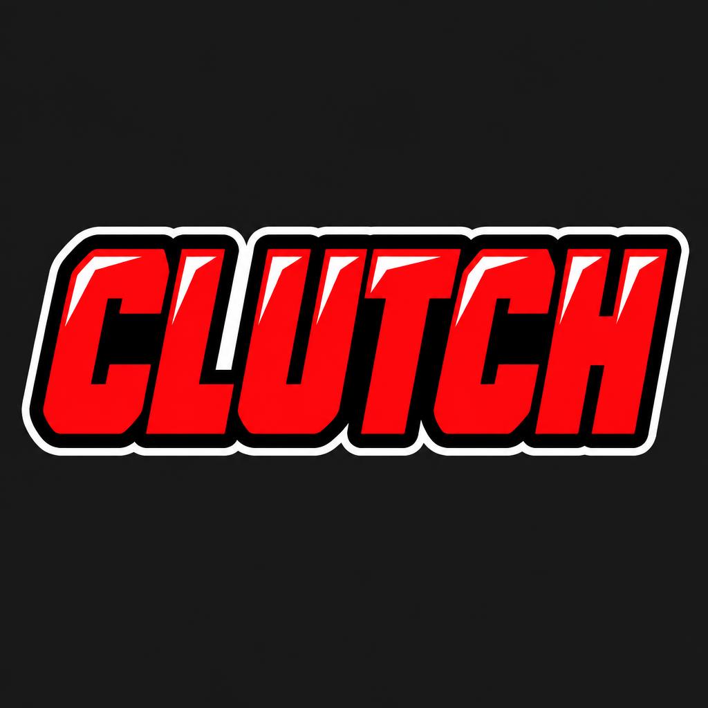 "CLUTCH" — Esports Sticker | AI Text Effect Generator