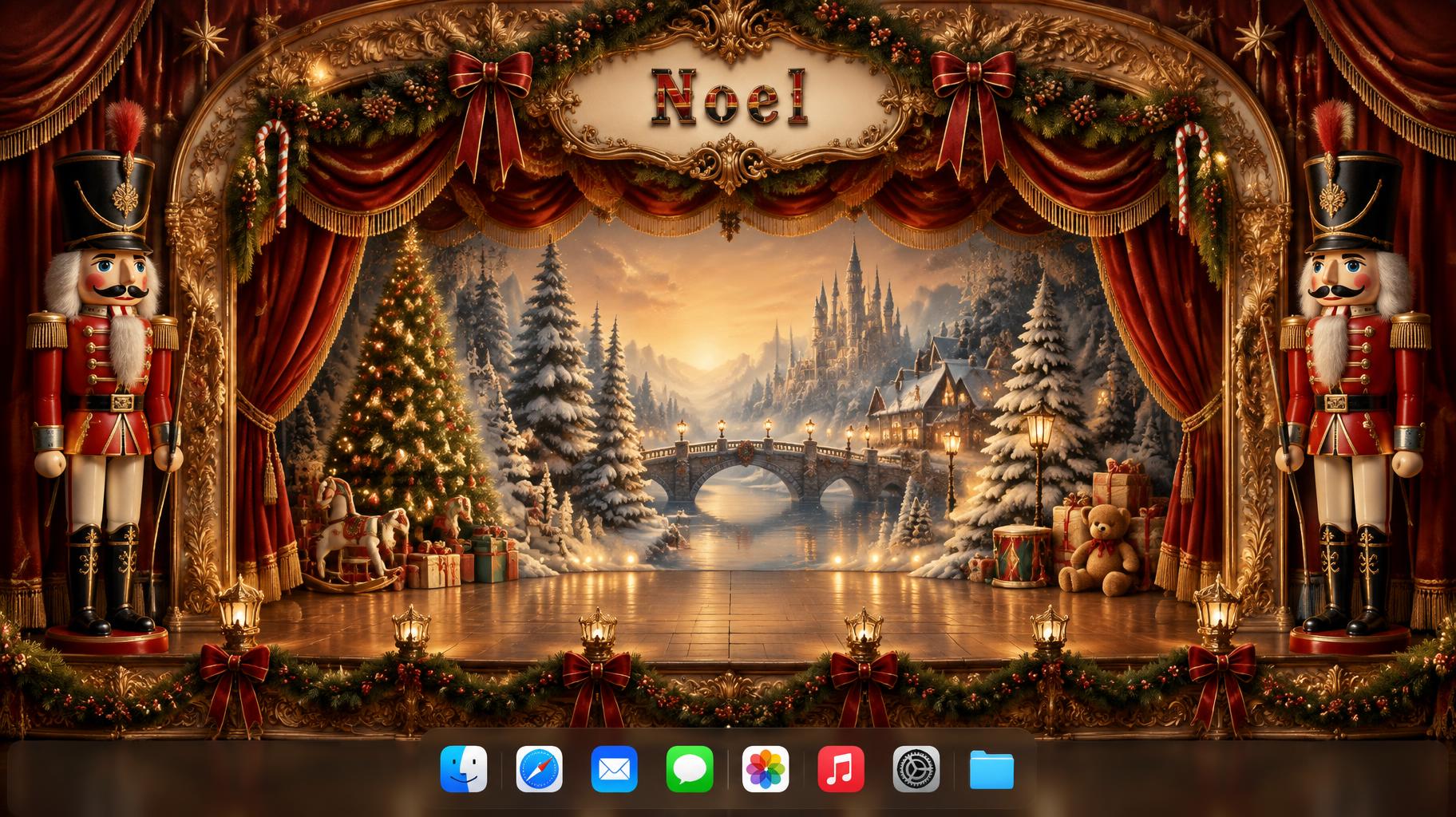 "Noel" — Nutcracker | AI Text Effect Generator