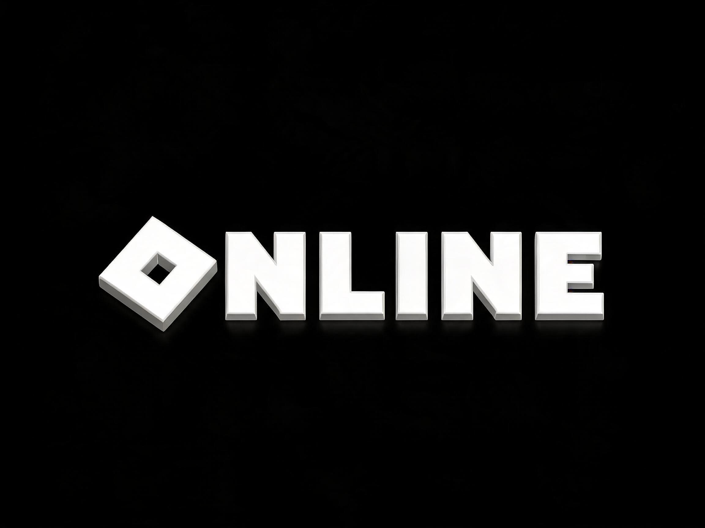 "ONLINE" —  | AI Text Effect Generator