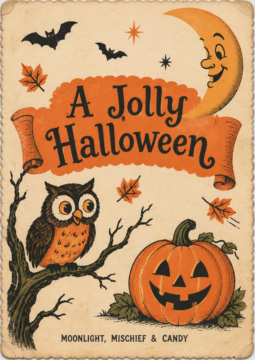 tarjeta de Halloween