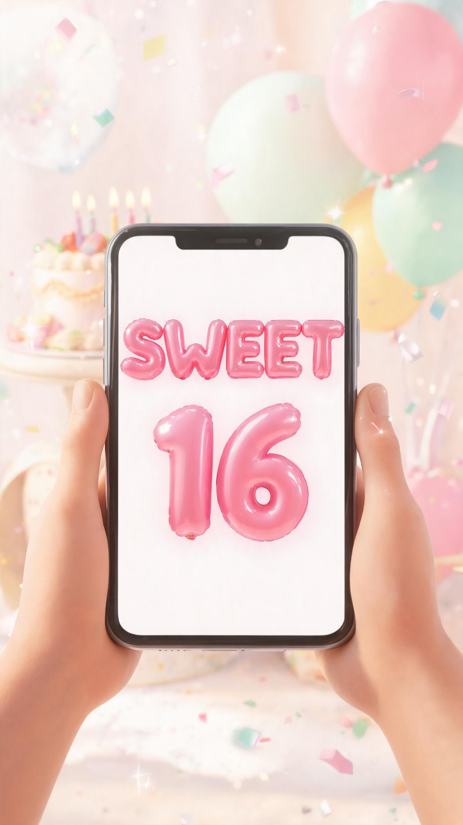 "SWEET 16" — Birthday | AI Text Effect Generator