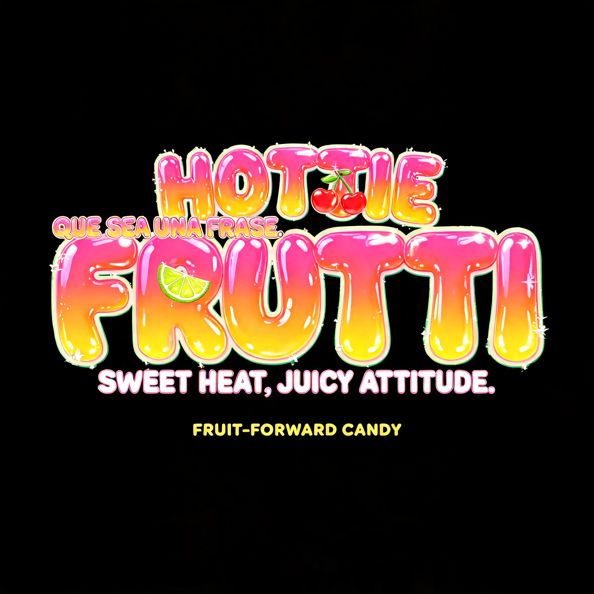 "" — Bubble text effect