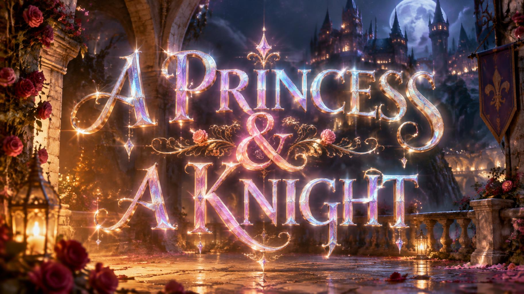 "A PRINCESS & A KNIGHT" — Fairy Tale | AI Text Effect Generator